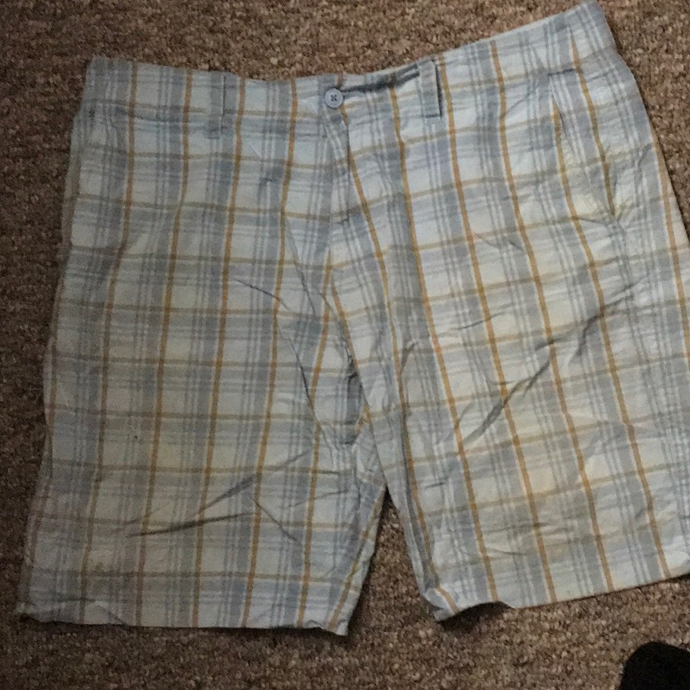 Lacoste plaid shorts